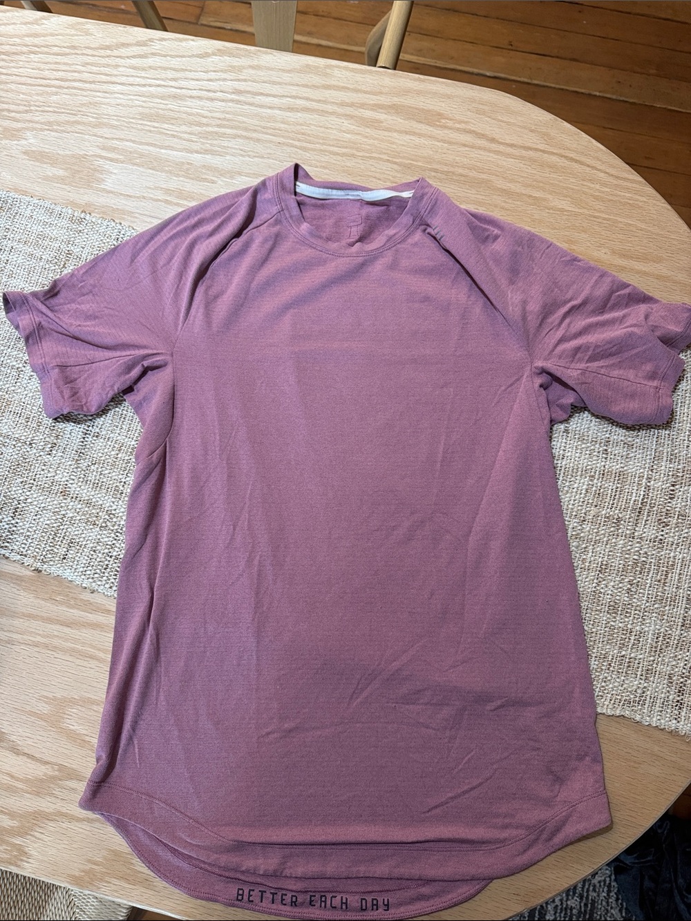 lululemon athletica Men's Short Sleeve Crew Tee - Dusty Mauve